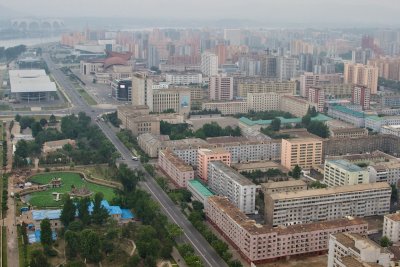 Pyongyang from the Juche Tower