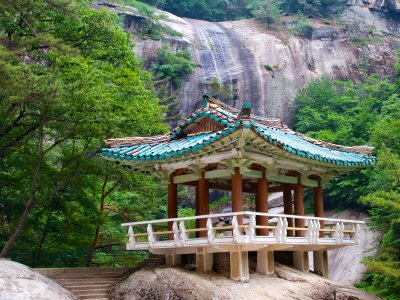 Mountain hut in Mt. Myohyang area