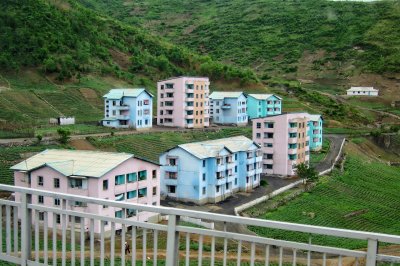 Colorful rural housing