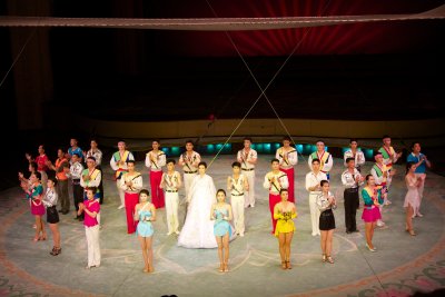 Closing act, Pyongyang Circus