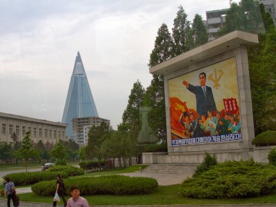 Mural in Pyongyang