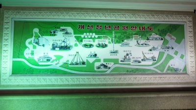 Map of the Pyongyang funfair