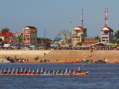 Racing boat at Water Festival 