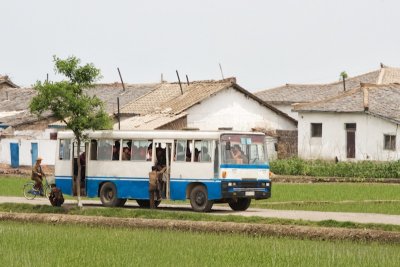 Bus, Sariwon, North Korea