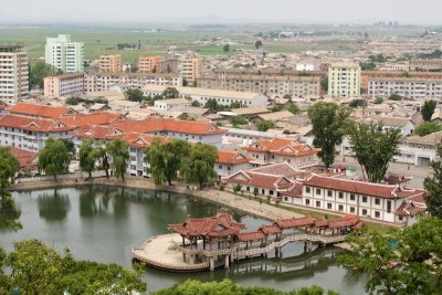 City view, Sariwon, North Korea