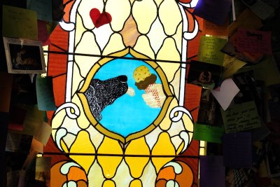 Inside the Dog Chapel, St. Johnsbury, VT