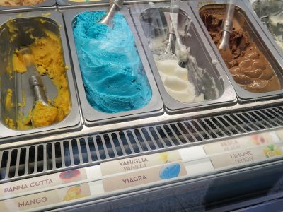 Viagra Ice Cream, Rome, Italy