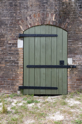 Advanced Redoubt of Fort Barrancas, Sally Port, Civil War fort, architecture, historic