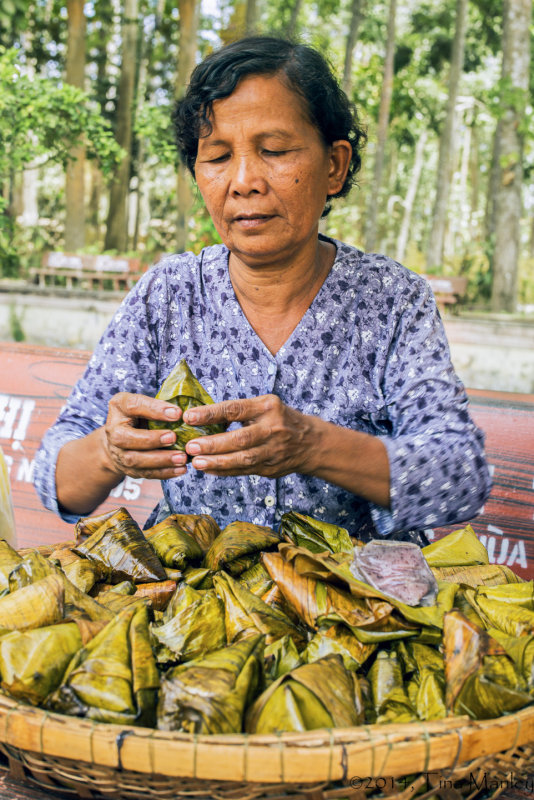 Stuffed Banana Leaf Lady, II