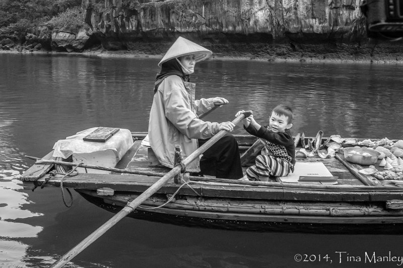 She Sells in B&W