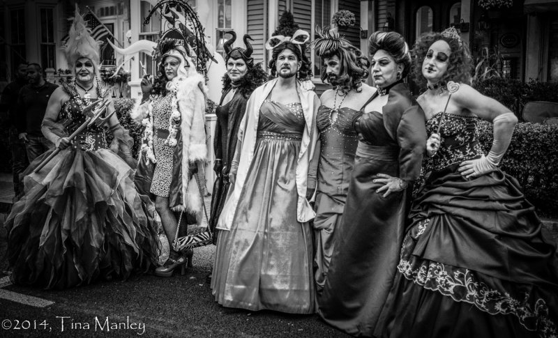 Halloween in PTown, B&W
