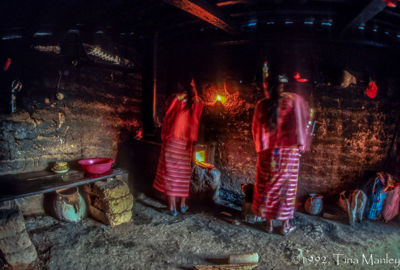 Katarina and Juana Making Tortillas, II