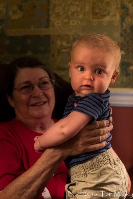 Handsome Red with Grandma