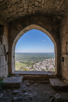 View from Crac des Chevaliers