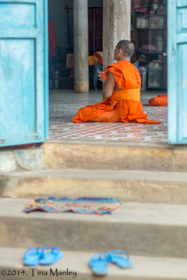 Monk with Shoes