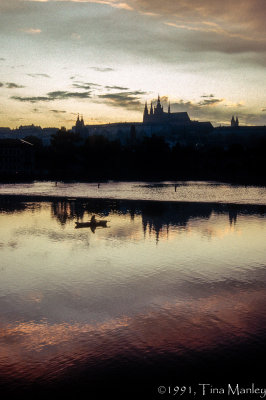 Sunset on the Vtlava River, III