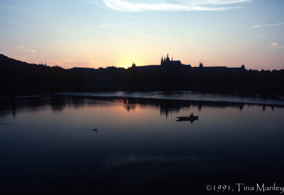Sunset on the Vtlava River, II
