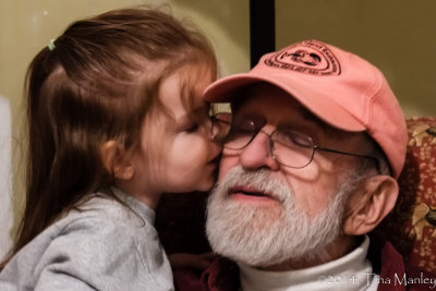 Kisses for Granddad