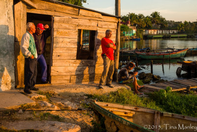 Dawn Light with Fishermen