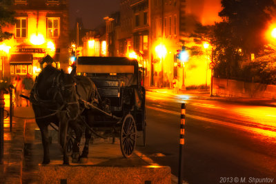 Horse Carriage on Saint Louis Street.