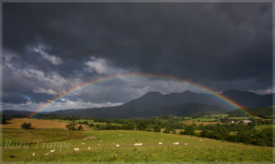 Rainbow over the Moelwyn
