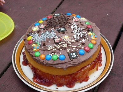 Zac's actual birthday - the cake