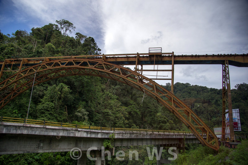 Old railroad bridge in Padang