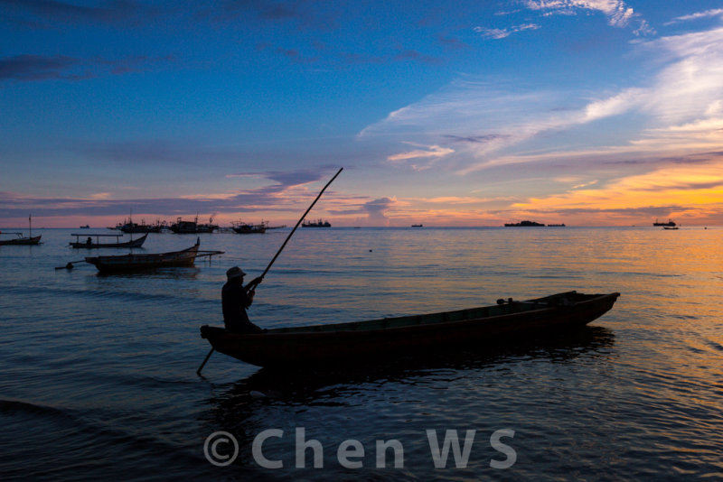 Fisherman at Nirwana Beach