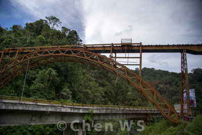 Old railroad bridge in Padang