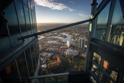 View from SkyPoint at Q1 Tower, Gold Coast.