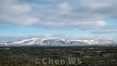 Distant mountains