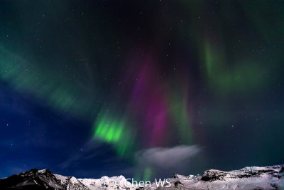 Aurora over Skaftafell