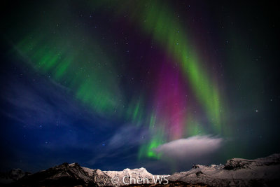 Aurora over Skaftafell