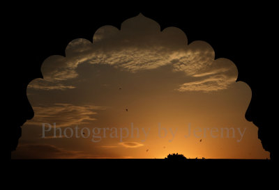Sunset At Fort Agra-1 (Sep13)