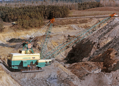 Peabody Coal Company Bucyrus Erie 1260W (Gibraltar Mine)