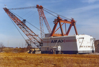 AMAX Coal Company Bucyrus Erie 2550W (Chinook Mine)