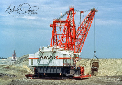 AMAX Coal Company Bucyrus Erie 1250B (Minnehaha Mine)