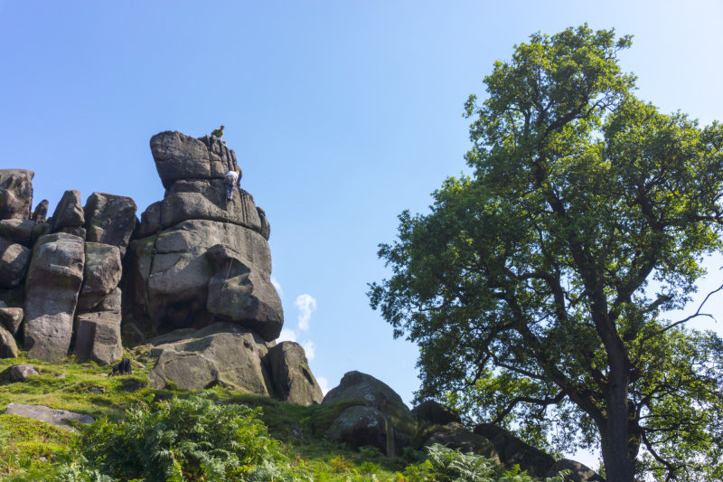 Robin Hoods Stride, Boulder Climb