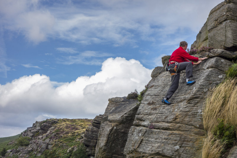 Climbing, Stanage