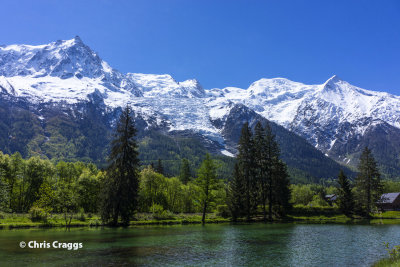 Mont Blanc from Cham