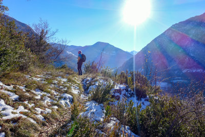 Above Niaux village