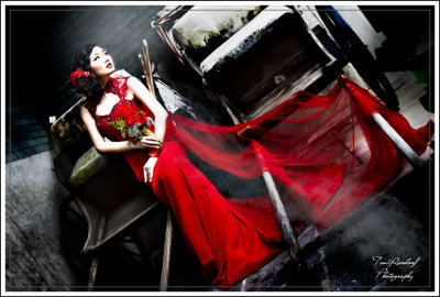 Traditional Chinese Red Bride