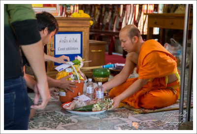 Offering to the Monks