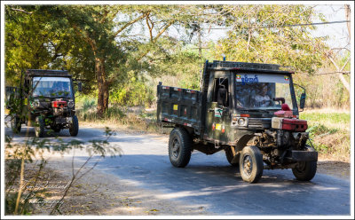 Truck Convoy in Myanmar