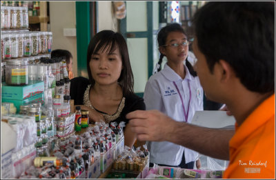 Massage creams at Wat Pho