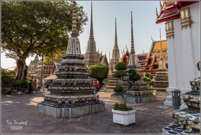 Stupas at Wat Pho