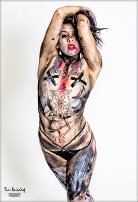 Chyna Morrissette Body Paint