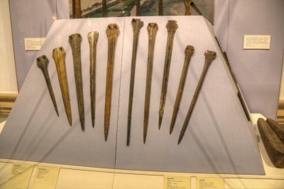 Dublin-National Museum of Archeology Rapier Heads from 1400-900 BC
