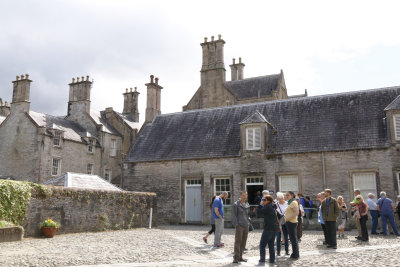 Muckross Castle The Group Patiently Waits for the Tour to Start