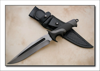 CAS - Claudio and Ariel Sobral Custom Forged Integral Sub-Hilt Hollow Handle Survival Knife